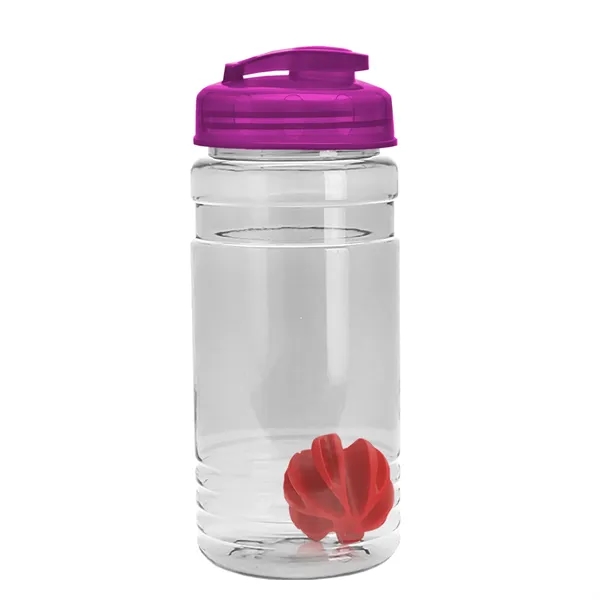 20 oz / 600ml Transparent Shaker Bottle with Mixing Ball and... from ASI 40480 Koozie Group
