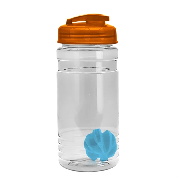 20 oz / 600ml Transparent Shaker Bottle with Mixing Ball and... from ASI 40480 Koozie Group