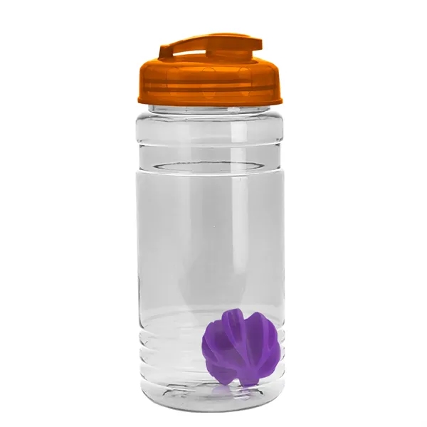 20 oz / 600ml Transparent Shaker Bottle with Mixing Ball and... from ASI 40480 Koozie Group
