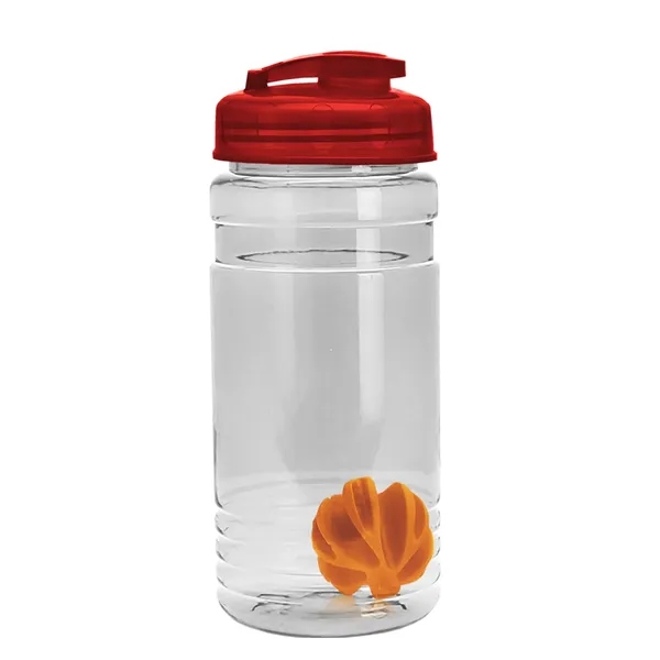 20 oz / 600ml Transparent Shaker Bottle with Mixing Ball and... from ASI 40480 Koozie Group