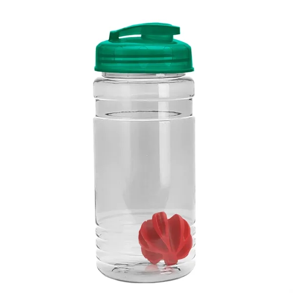 20 oz / 600ml Transparent Shaker Bottle with Mixing Ball and... from ASI 40480 Koozie Group