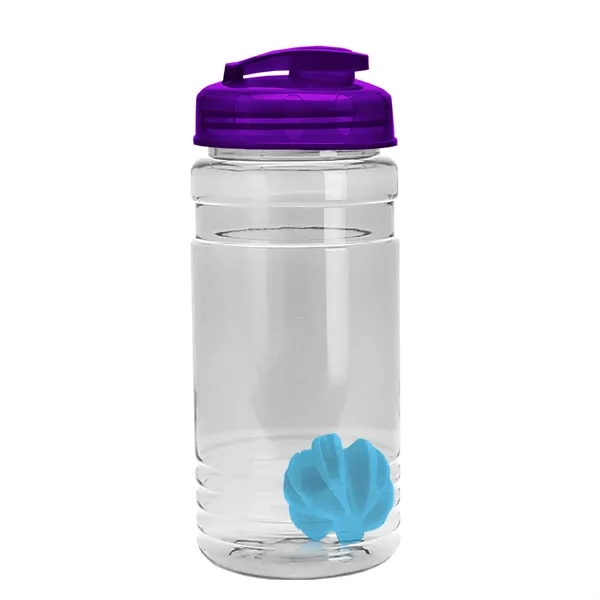20 oz / 600ml Transparent Shaker Bottle with Mixing Ball and... from ASI 40480 Koozie Group