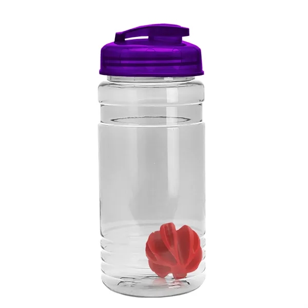 20 oz / 600ml Transparent Shaker Bottle with Mixing Ball and... from ASI 40480 Koozie Group