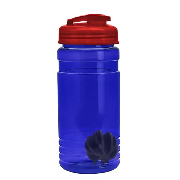 20 oz / 600ml Transparent Shaker Bottle with Mixing Ball and... from ASI 40480 Koozie Group