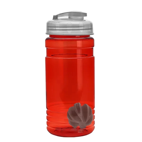 20 oz / 600ml Transparent Shaker Bottle with Mixing Ball and... from ASI 40480 Koozie Group