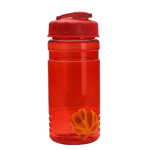 20 oz / 600ml Transparent Shaker Bottle with Mixing Ball and... from ASI 40480 Koozie Group