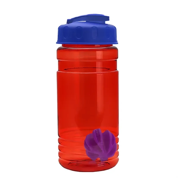 20 oz / 600ml Transparent Shaker Bottle with Mixing Ball and... from ASI 40480 Koozie Group