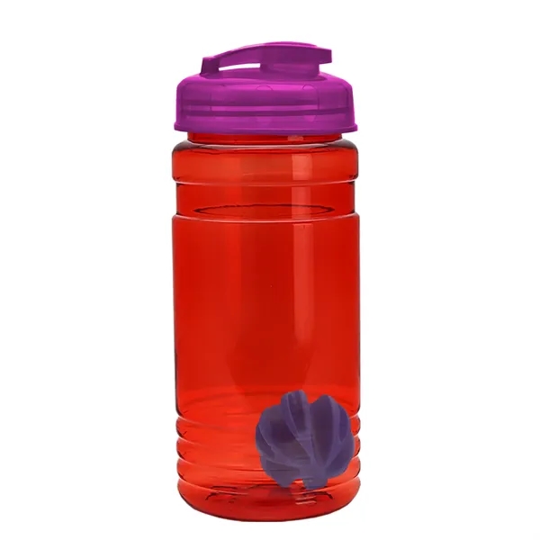 20 oz / 600ml Transparent Shaker Bottle with Mixing Ball and... from ASI 40480 Koozie Group