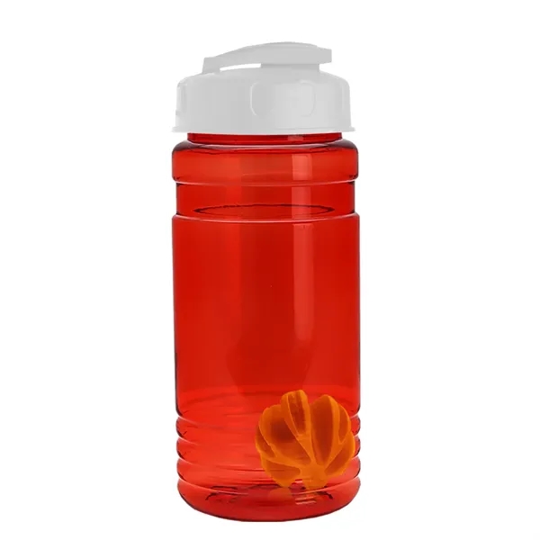 20 oz / 600ml Transparent Shaker Bottle with Mixing Ball and... from ASI 40480 Koozie Group