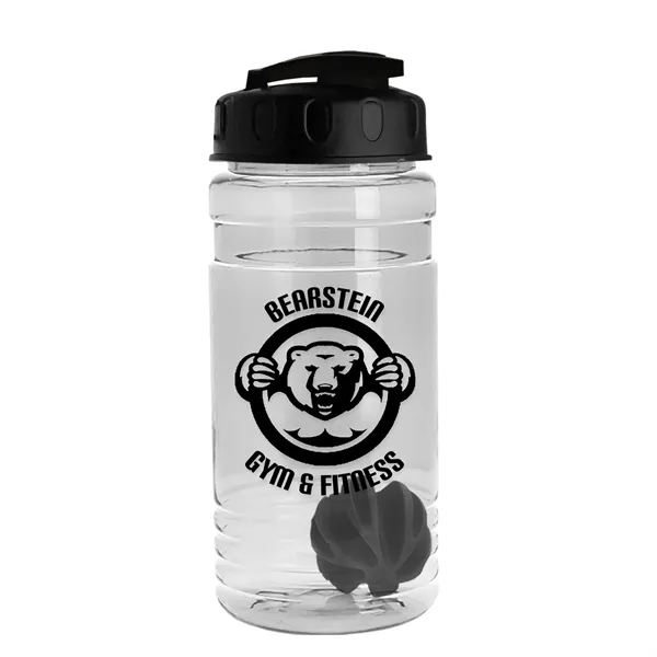 20 oz / 600ml Transparent Shaker Bottle with Mixing Ball and... from ASI 40480 Koozie Group