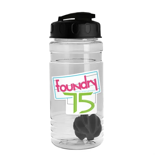 20 oz / 600ml Transparent Shaker Bottle with Mixing Ball and... from ASI 40480 Koozie Group