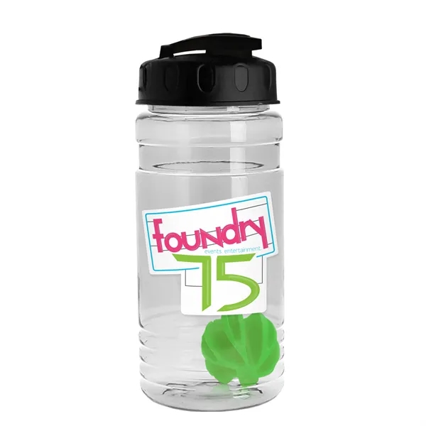 20 oz / 600ml Transparent Shaker Bottle with Mixing Ball and... from ASI 40480 Koozie Group