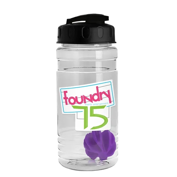 20 oz / 600ml Transparent Shaker Bottle with Mixing Ball and... from ASI 40480 Koozie Group