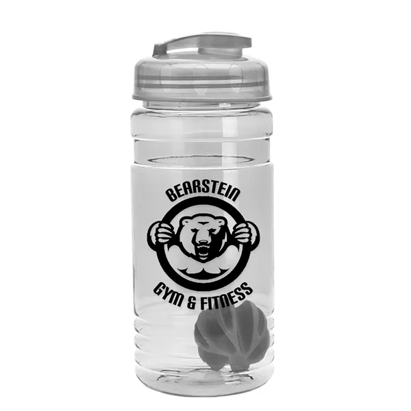 20 oz / 600ml Transparent Shaker Bottle with Mixing Ball and... from ASI 40480 Koozie Group