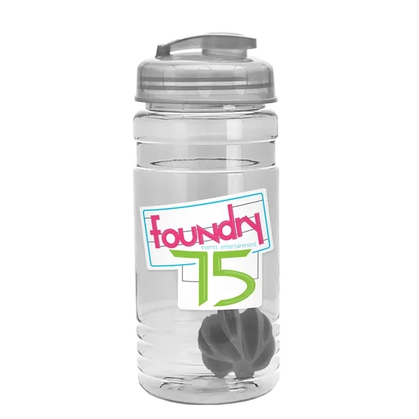 20 oz / 600ml Transparent Shaker Bottle with Mixing Ball and... from ASI 40480 Koozie Group