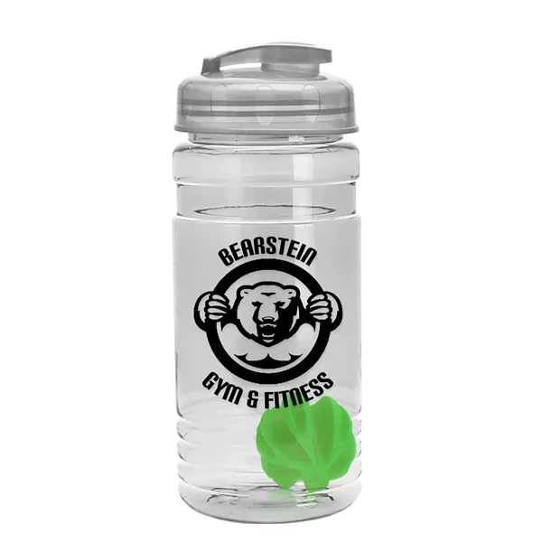 20 oz / 600ml Transparent Shaker Bottle with Mixing Ball and... from ASI 40480 Koozie Group