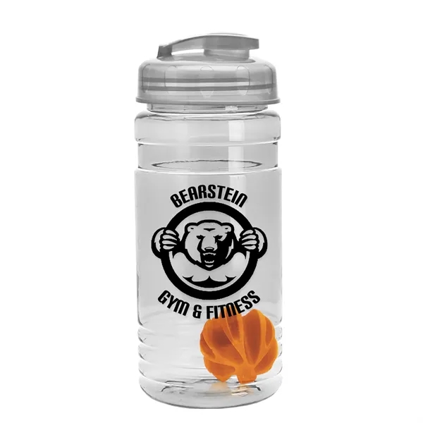 20 oz / 600ml Transparent Shaker Bottle with Mixing Ball and... from ASI 40480 Koozie Group