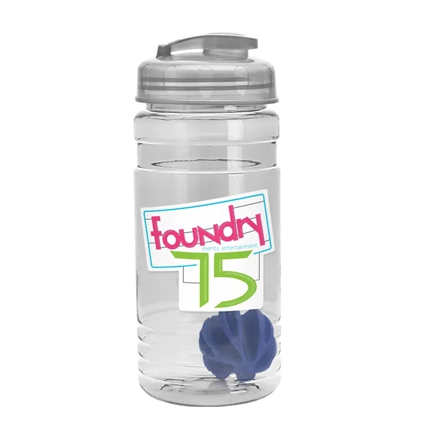 20 oz / 600ml Transparent Shaker Bottle with Mixing Ball and... from ASI 40480 Koozie Group