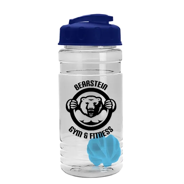 20 oz / 600ml Transparent Shaker Bottle with Mixing Ball and... from ASI 40480 Koozie Group