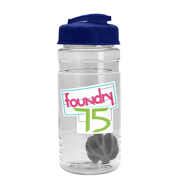 20 oz / 600ml Transparent Shaker Bottle with Mixing Ball and... from ASI 40480 Koozie Group