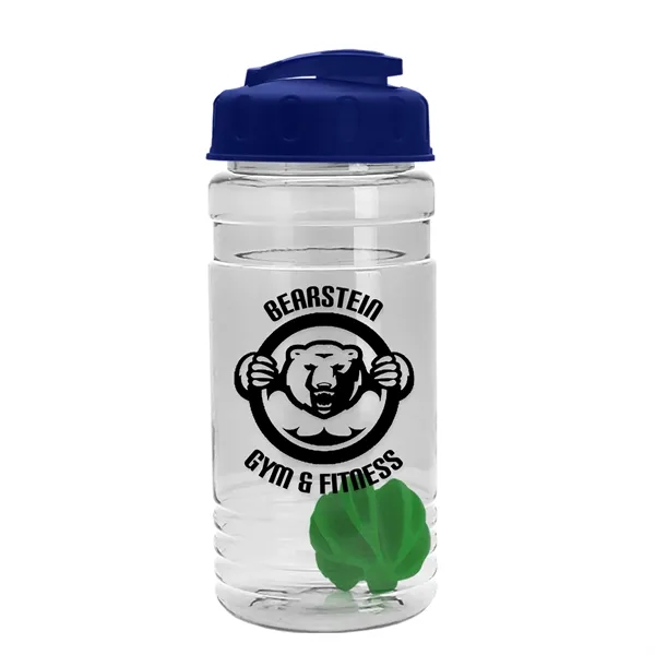 20 oz / 600ml Transparent Shaker Bottle with Mixing Ball and... from ASI 40480 Koozie Group