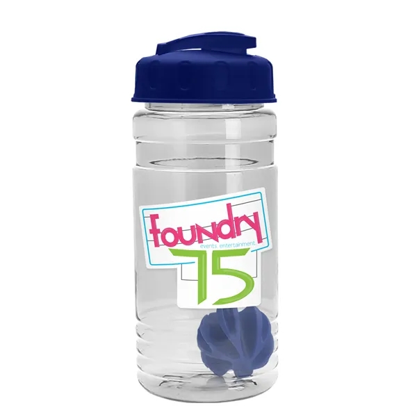 20 oz / 600ml Transparent Shaker Bottle with Mixing Ball and... from ASI 40480 Koozie Group