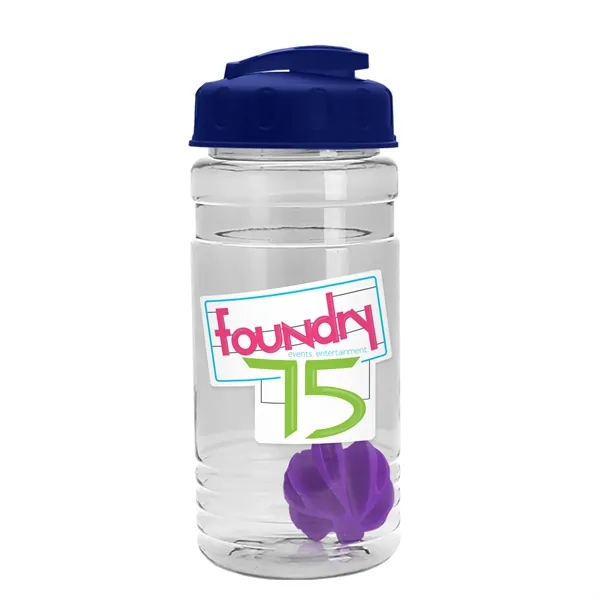 20 oz / 600ml Transparent Shaker Bottle with Mixing Ball and... from ASI 40480 Koozie Group