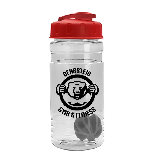 20 oz / 600ml Transparent Shaker Bottle with Mixing Ball and... from ASI 40480 Koozie Group