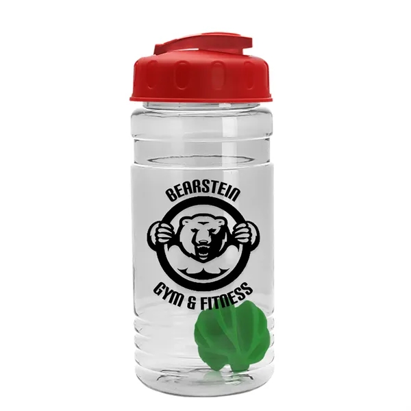 20 oz / 600ml Transparent Shaker Bottle with Mixing Ball and... from ASI 40480 Koozie Group