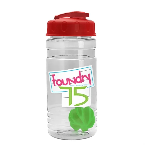 20 oz / 600ml Transparent Shaker Bottle with Mixing Ball and... from ASI 40480 Koozie Group