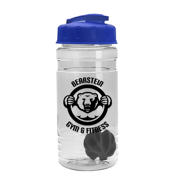 20 oz / 600ml Transparent Shaker Bottle with Mixing Ball and... from ASI 40480 Koozie Group