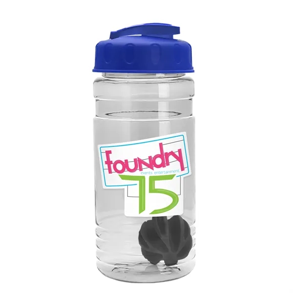 20 oz / 600ml Transparent Shaker Bottle with Mixing Ball and... from ASI 40480 Koozie Group