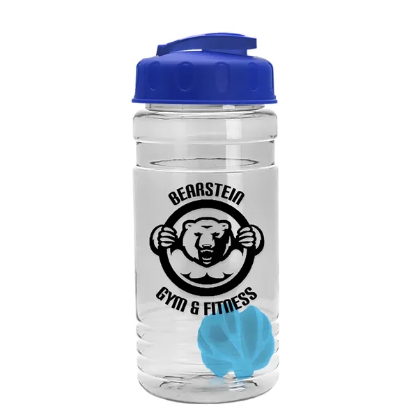 20 oz / 600ml Transparent Shaker Bottle with Mixing Ball and... from ASI 40480 Koozie Group
