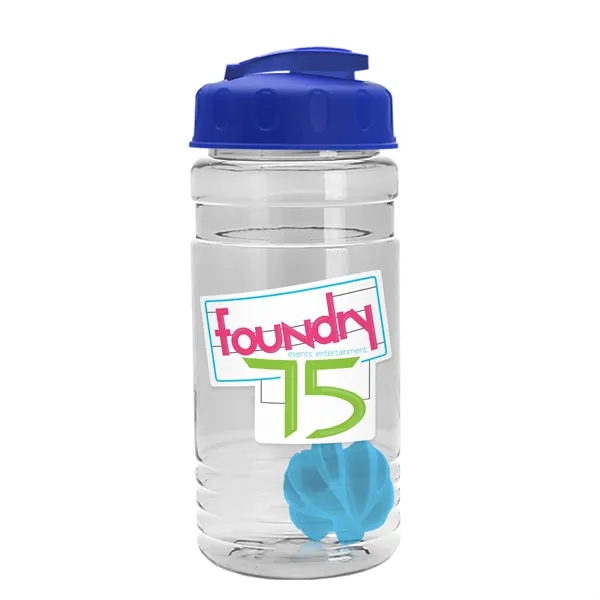 20 oz / 600ml Transparent Shaker Bottle with Mixing Ball and... from ASI 40480 Koozie Group