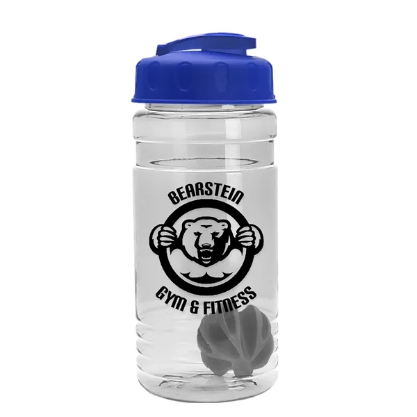 20 oz / 600ml Transparent Shaker Bottle with Mixing Ball and... from ASI 40480 Koozie Group