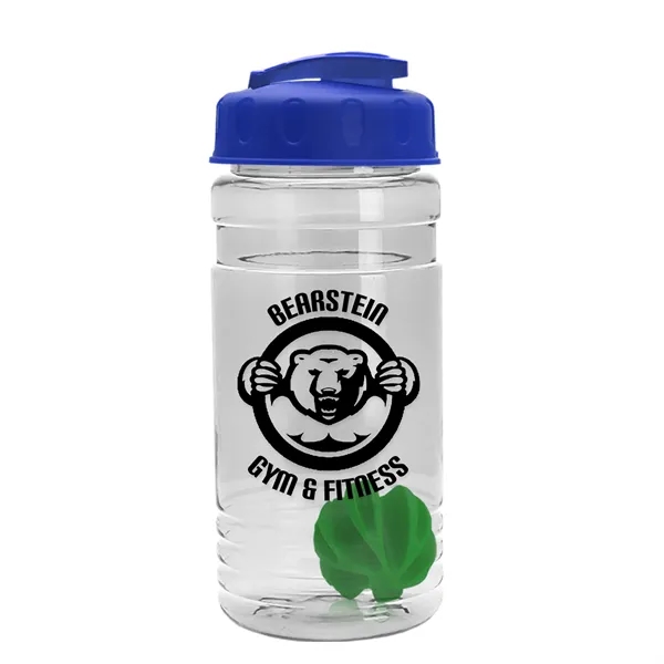 20 oz / 600ml Transparent Shaker Bottle with Mixing Ball and... from ASI 40480 Koozie Group