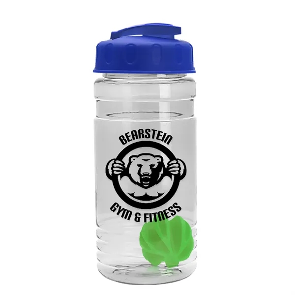 20 oz / 600ml Transparent Shaker Bottle with Mixing Ball and... from ASI 40480 Koozie Group