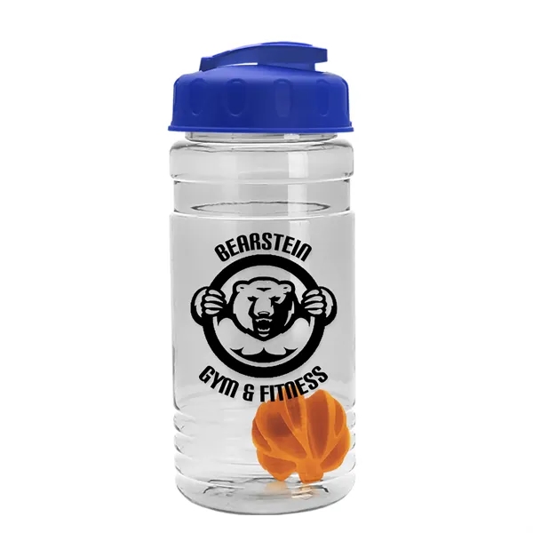 20 oz / 600ml Transparent Shaker Bottle with Mixing Ball and... from ASI 40480 Koozie Group