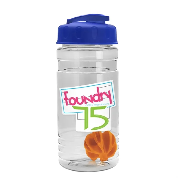 20 oz / 600ml Transparent Shaker Bottle with Mixing Ball and... from ASI 40480 Koozie Group