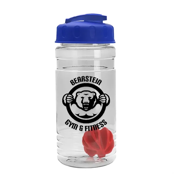 20 oz / 600ml Transparent Shaker Bottle with Mixing Ball and... from ASI 40480 Koozie Group