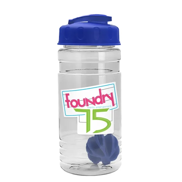 20 oz / 600ml Transparent Shaker Bottle with Mixing Ball and... from ASI 40480 Koozie Group