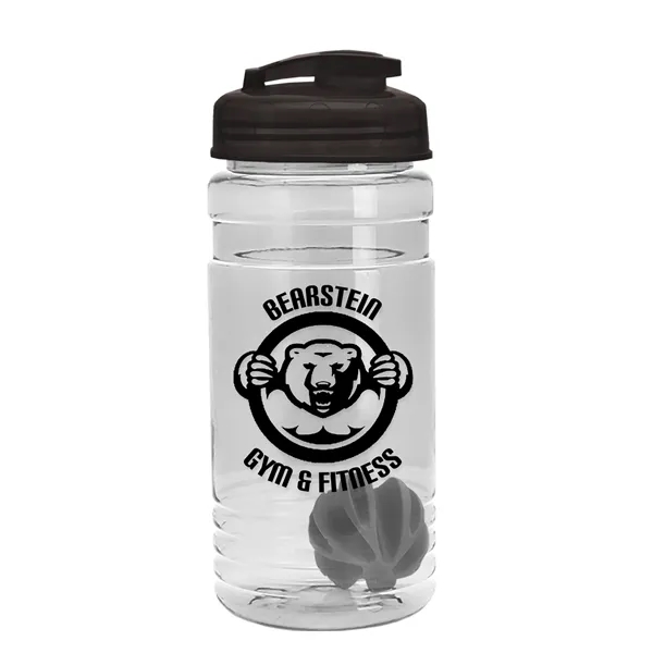 20 oz / 600ml Transparent Shaker Bottle with Mixing Ball and... from ASI 40480 Koozie Group