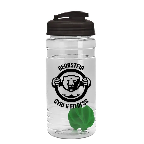 20 oz / 600ml Transparent Shaker Bottle with Mixing Ball and... from ASI 40480 Koozie Group