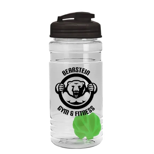 20 oz / 600ml Transparent Shaker Bottle with Mixing Ball and... from ASI 40480 Koozie Group