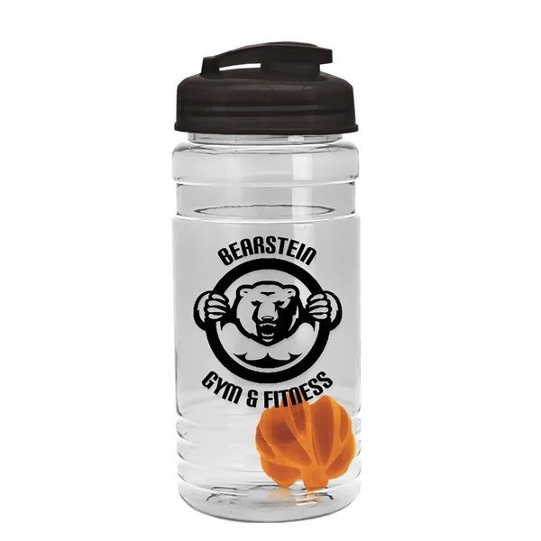 20 oz / 600ml Transparent Shaker Bottle with Mixing Ball and... from ASI 40480 Koozie Group