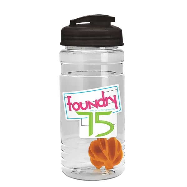 20 oz / 600ml Transparent Shaker Bottle with Mixing Ball and... from ASI 40480 Koozie Group