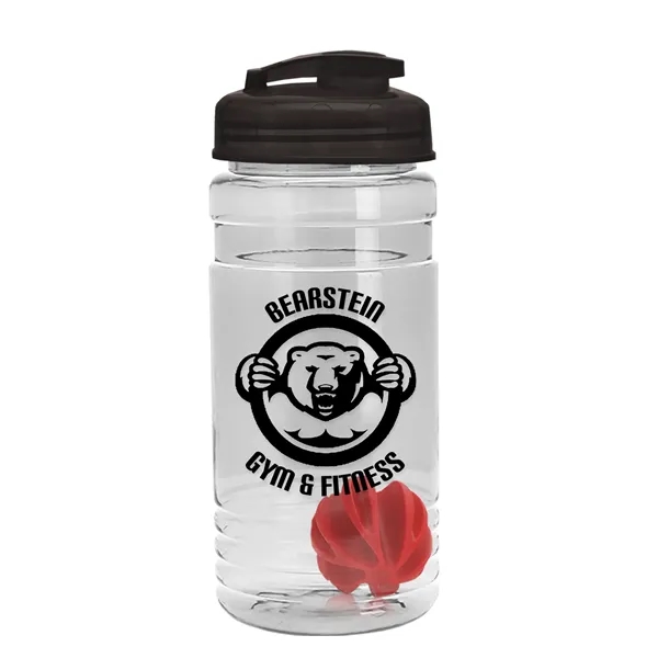 20 oz / 600ml Transparent Shaker Bottle with Mixing Ball and... from ASI 40480 Koozie Group