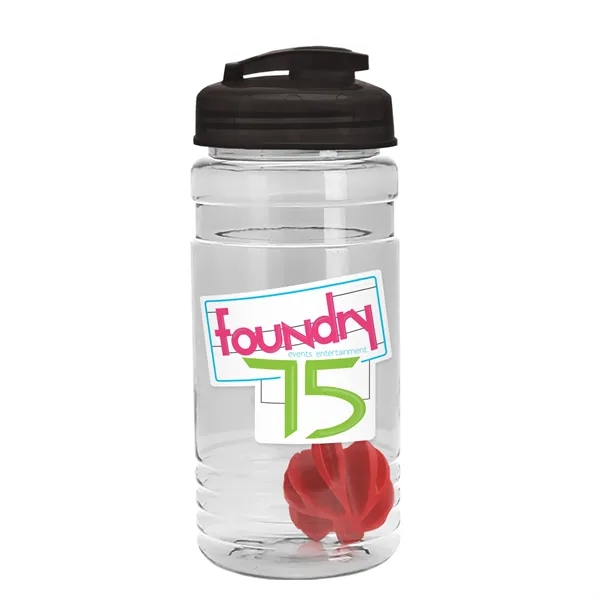 20 oz / 600ml Transparent Shaker Bottle with Mixing Ball and... from ASI 40480 Koozie Group
