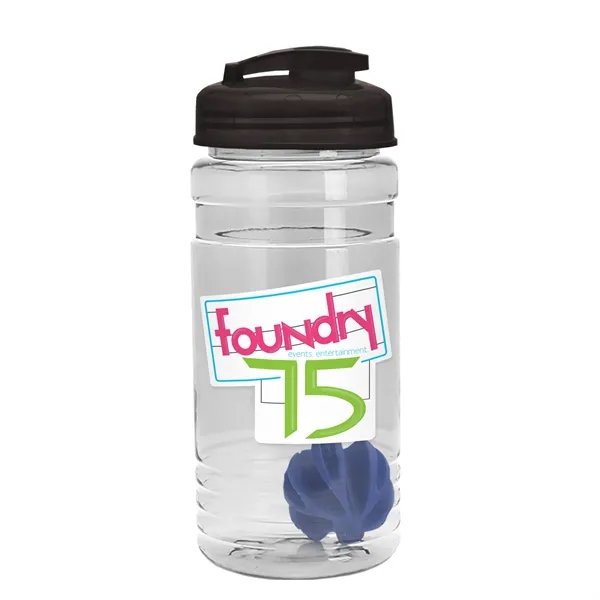 20 oz / 600ml Transparent Shaker Bottle with Mixing Ball and... from ASI 40480 Koozie Group