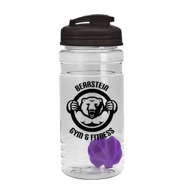 20 oz / 600ml Transparent Shaker Bottle with Mixing Ball and... from ASI 40480 Koozie Group